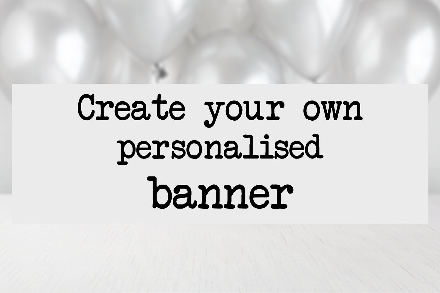 Custom Birthday banner
