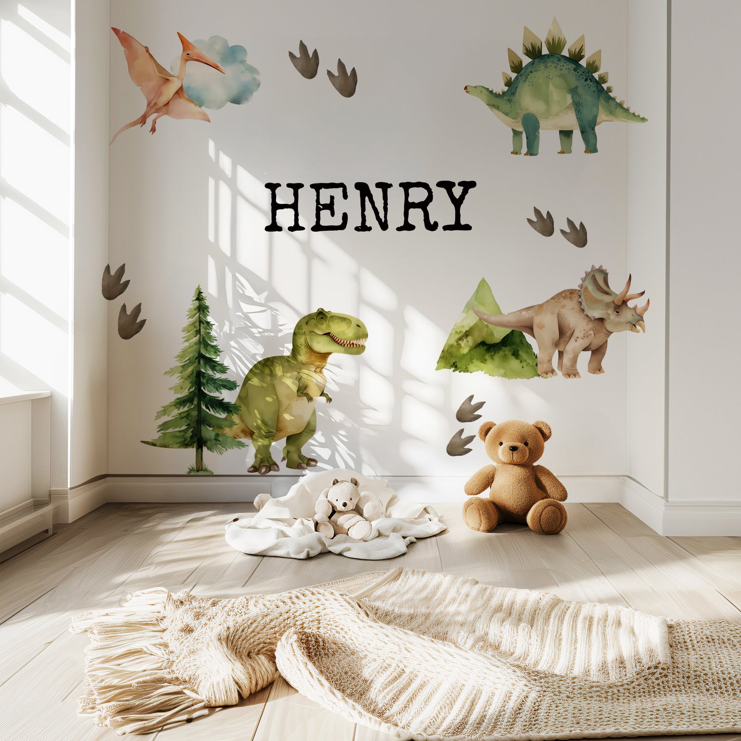 Dinosaur wall decals