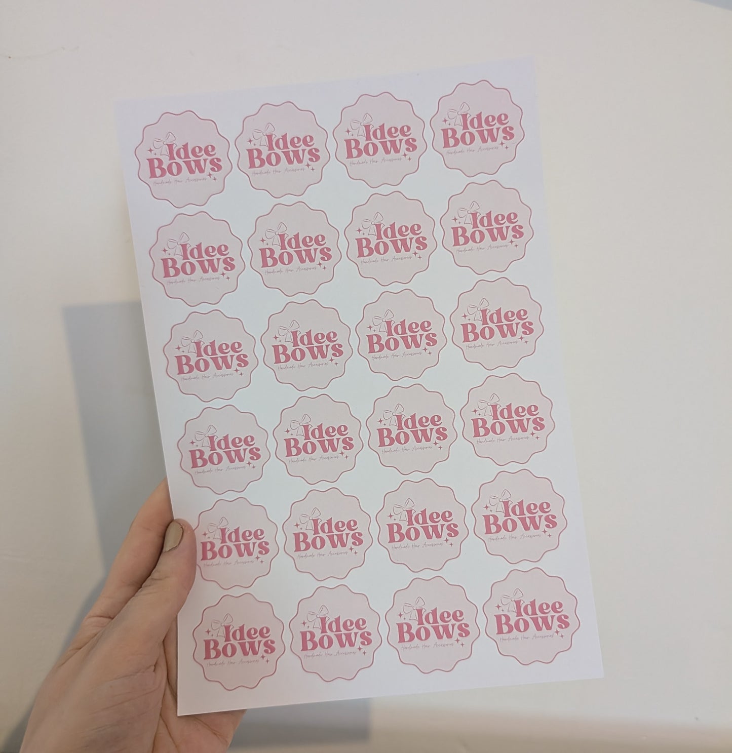 Round Logo Stickers