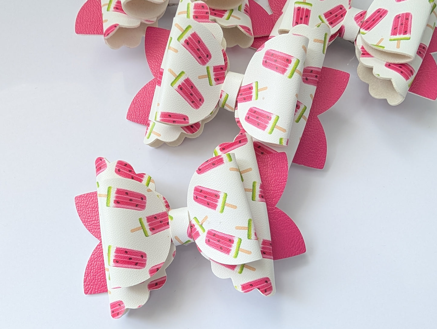 Watermelon icepop bow