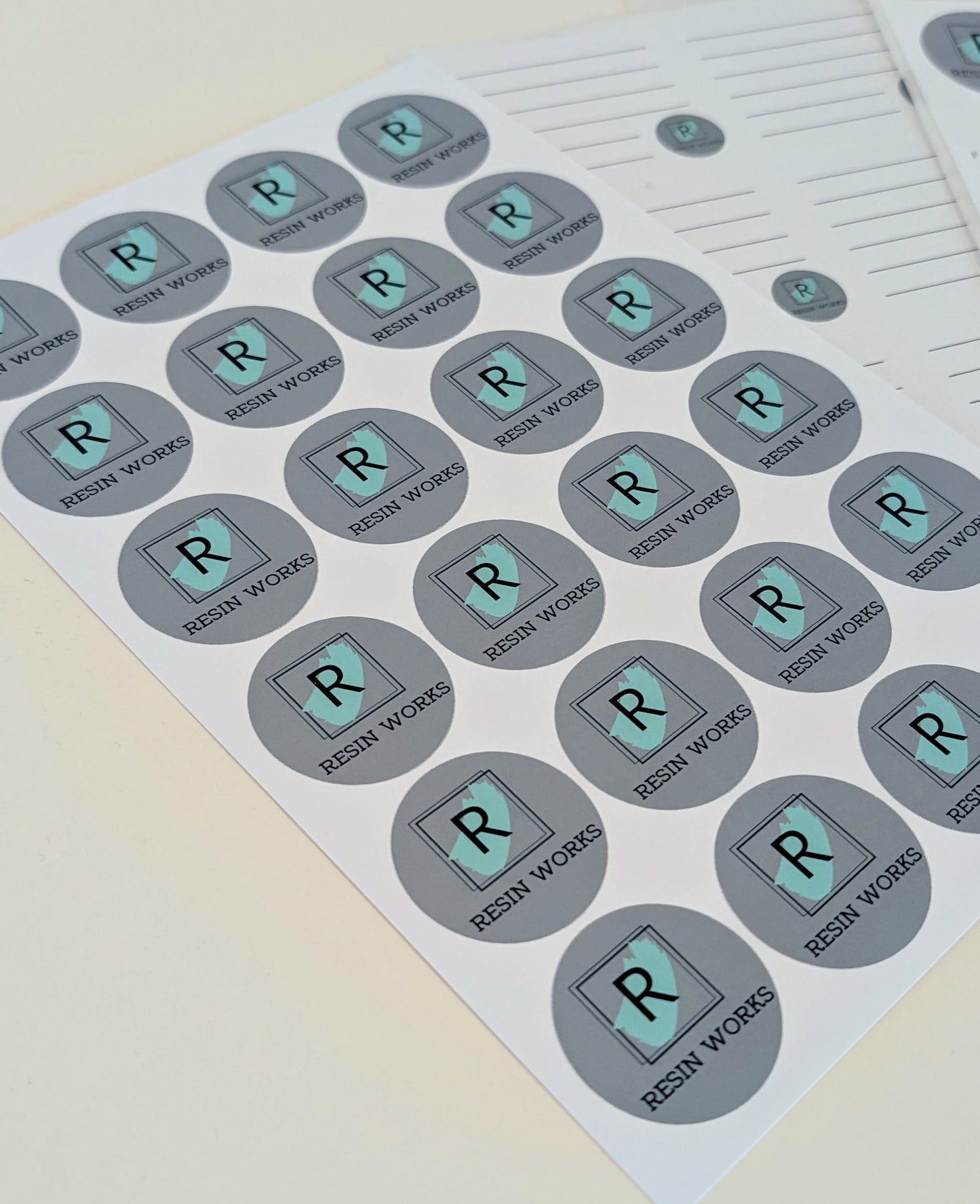 Round Logo Stickers