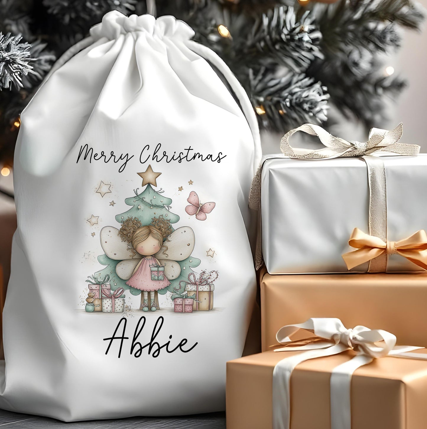 Personalised fairy sack