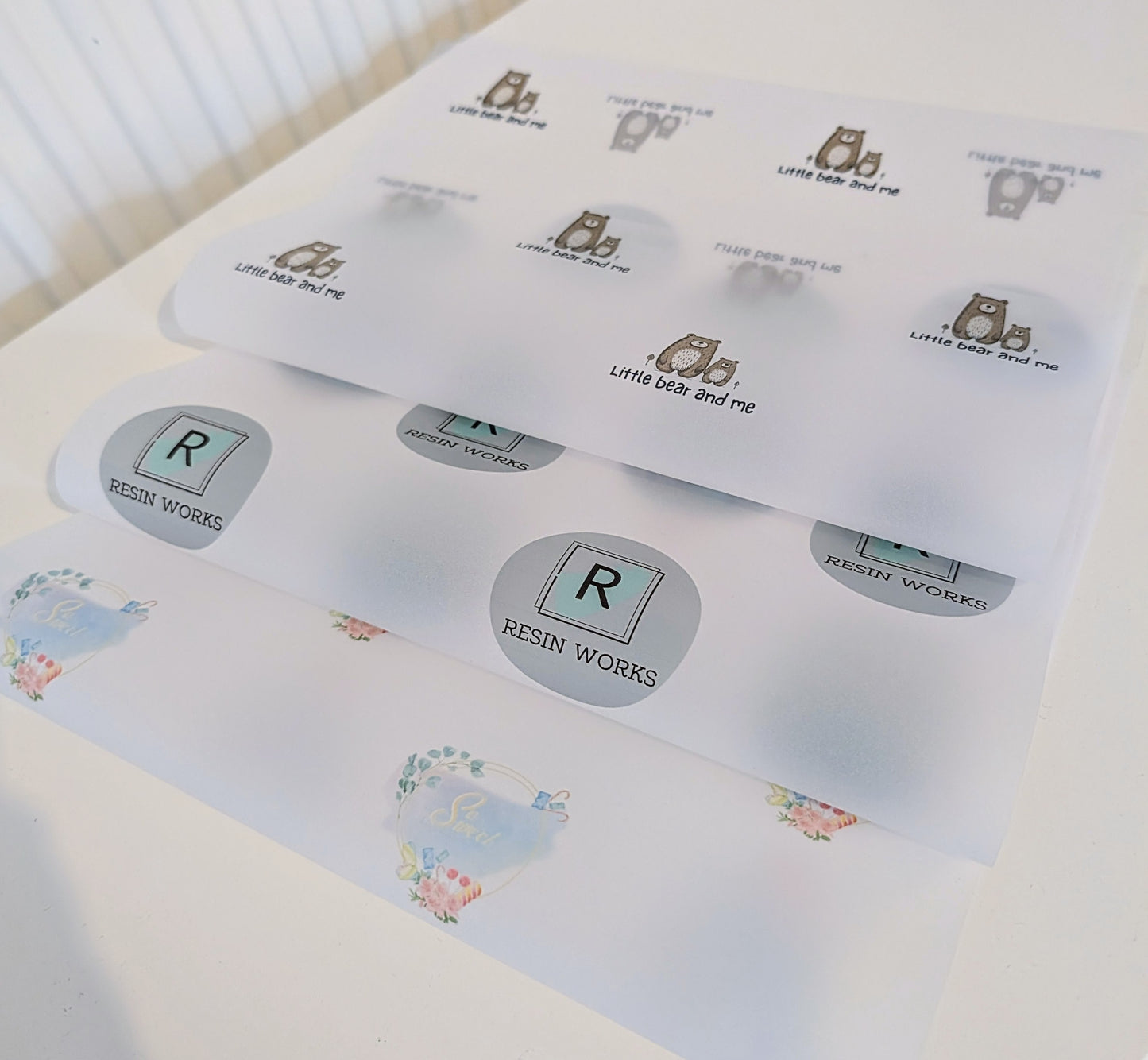 A3 Logo packaging paper - Translucent