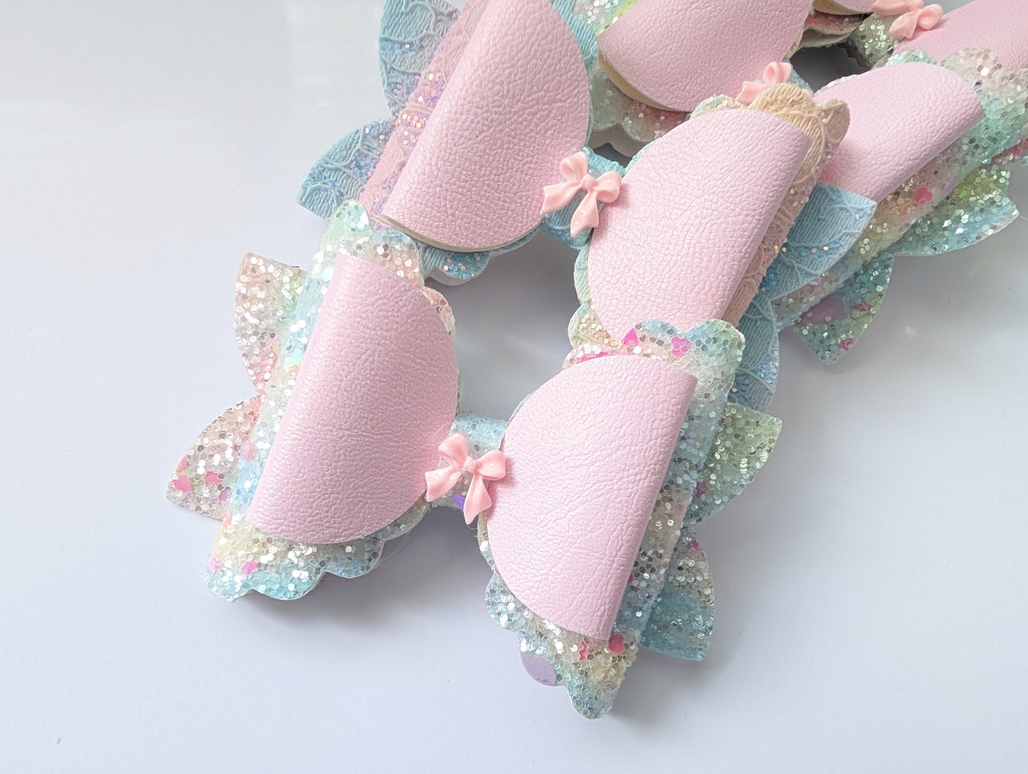Triple floral bow