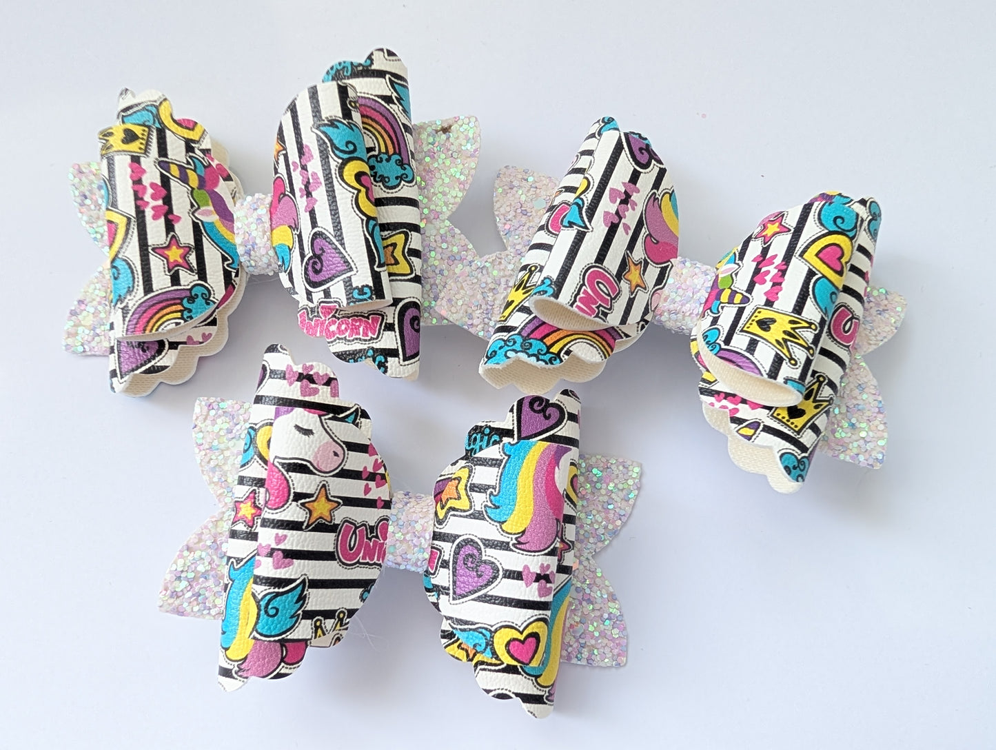Retro unicorn bow