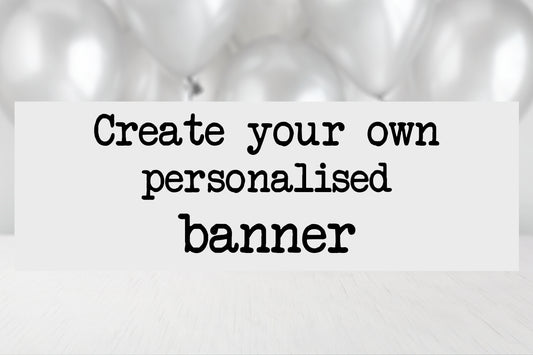 Custom Birthday banner