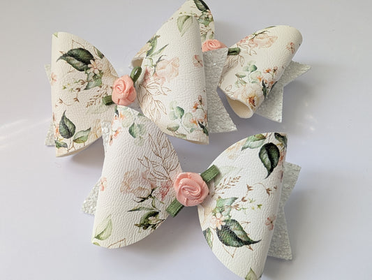 Single rose bow