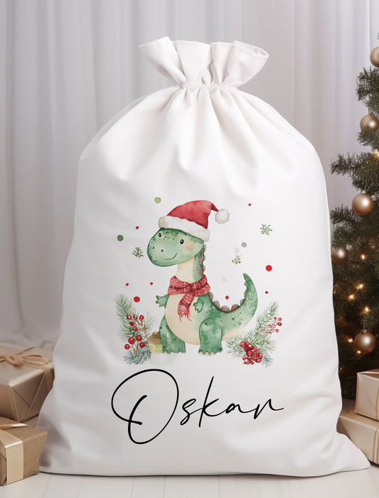 Personalised Dinosaur sack