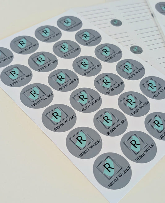 Round Logo Stickers