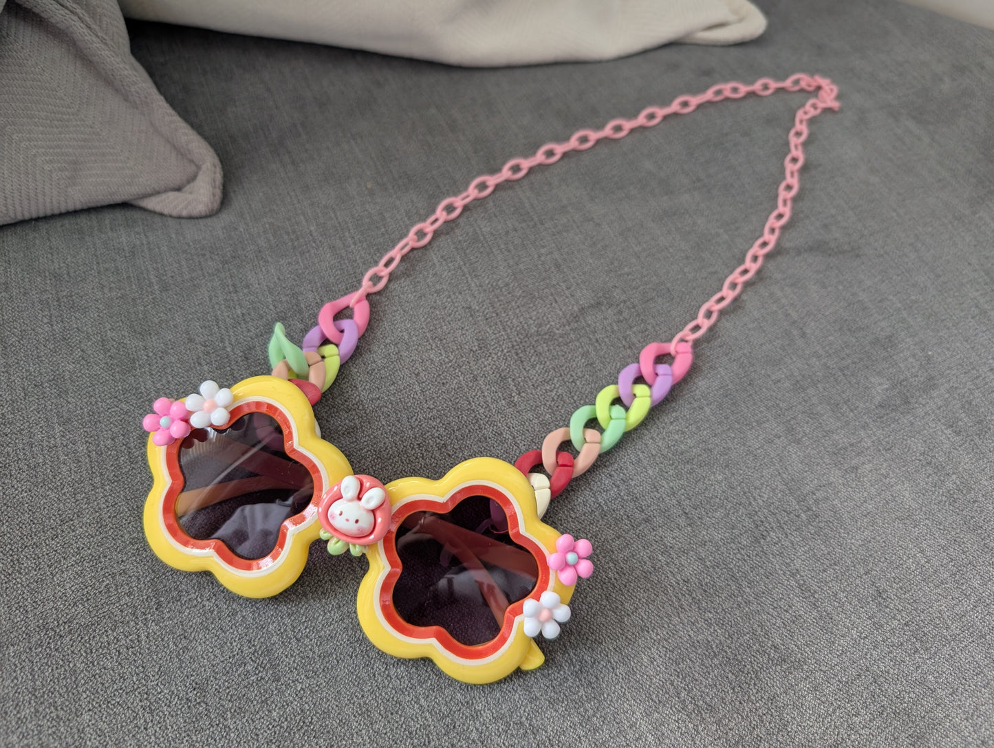 Sunglasses and necklace