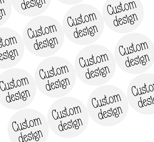 24 Custom design labels